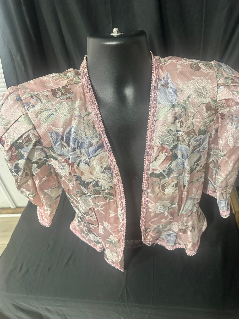 Pink Short Kimono Jacket-nah nah collection by Jonathan tait-size 11/12-#619